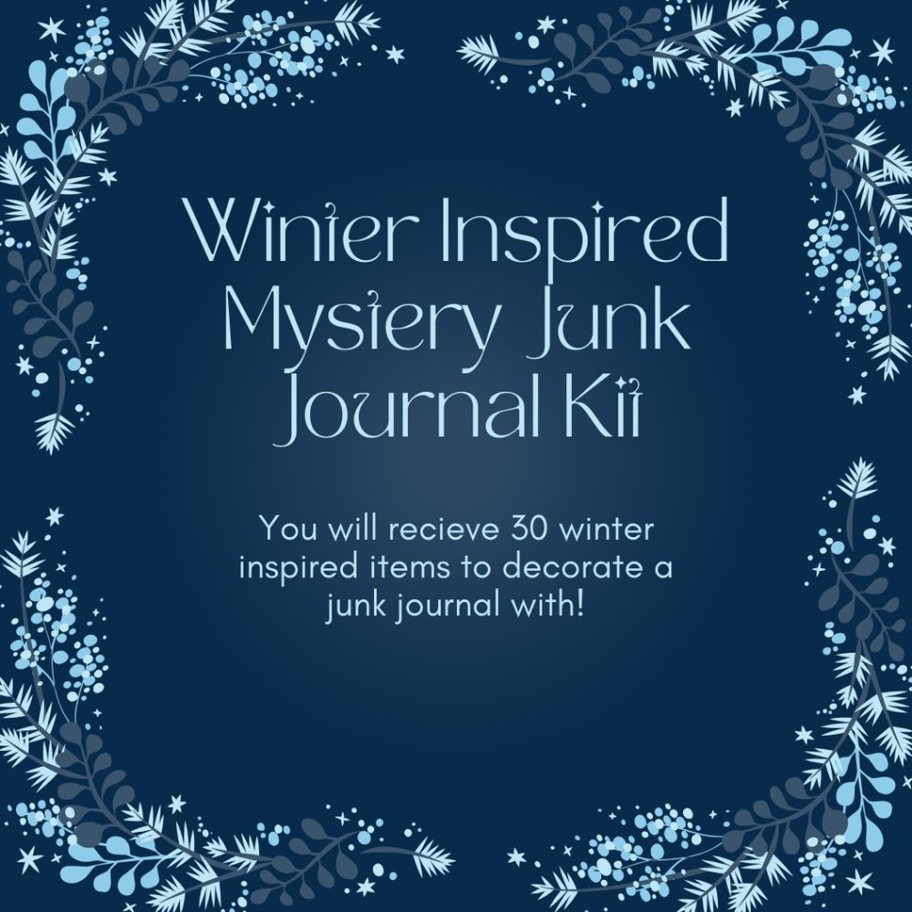 Winter Inspired Junk Journal Kit! - Picture 1 of 1